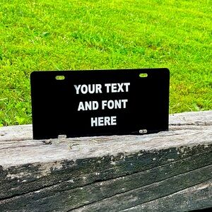 Custom Engraved Personalized License Plate For Car Personlize Your Name Or Text